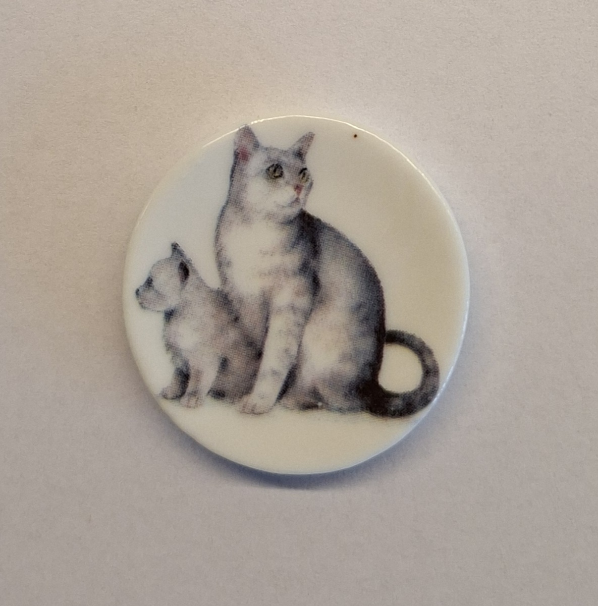 Tallrik med kattmotiv - välj  - 5