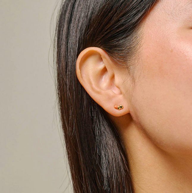 Nara Studs - Light Coral