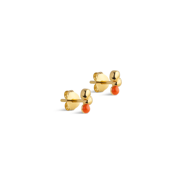 Nara Studs - Light Coral