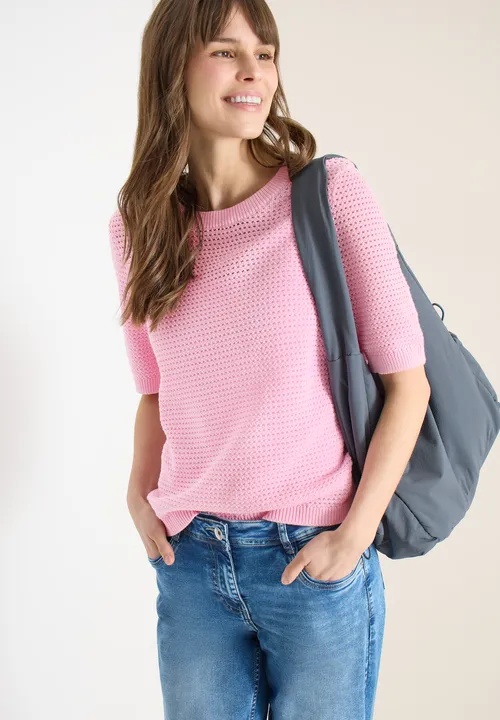 Structured Roundneck - Stl. XL - Cecil