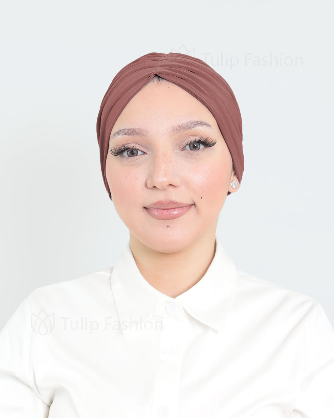 Turban - Lotus - Deep Mauve - 3