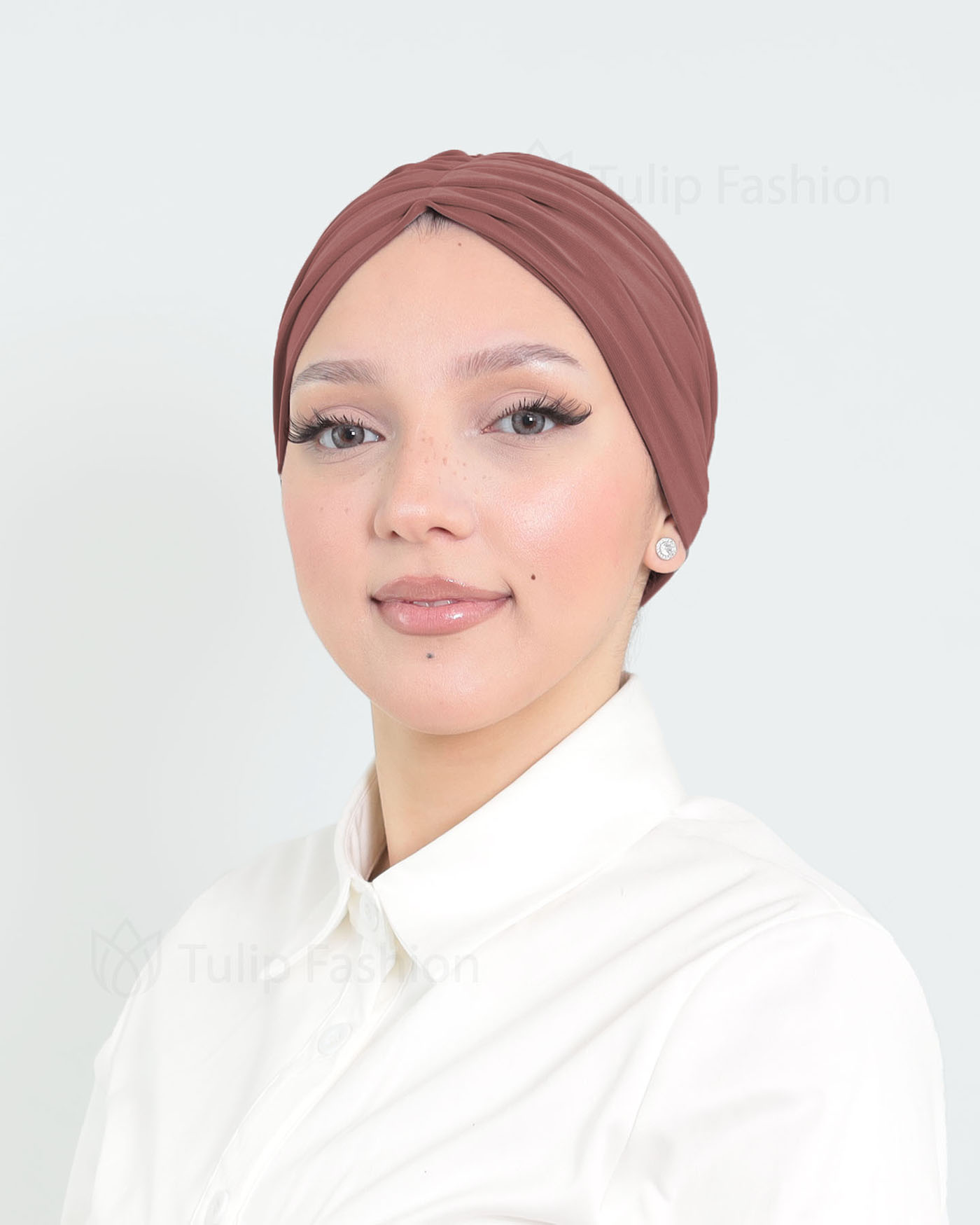 Turban - Lotus - Deep Mauve - 2
