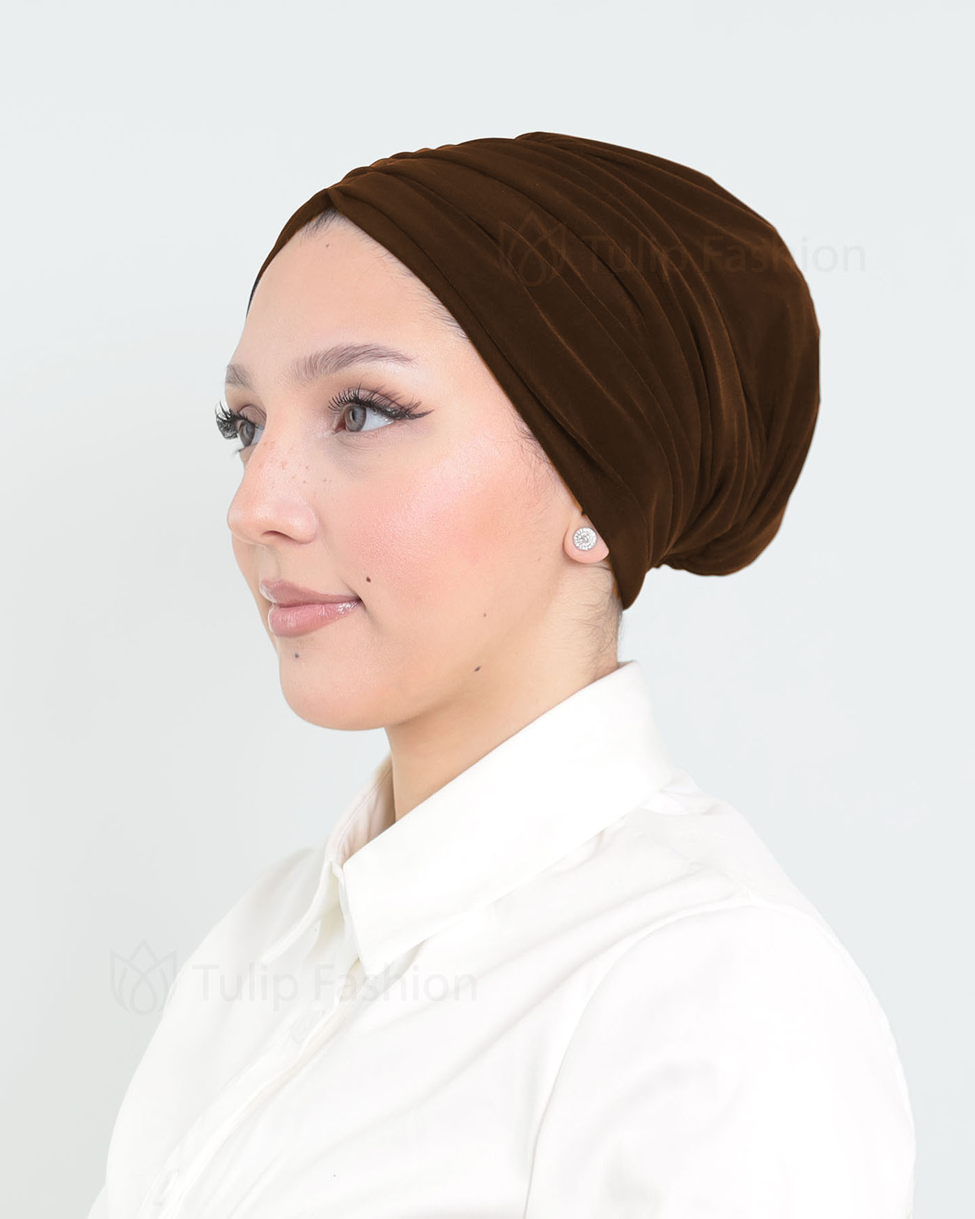 Turban - Lotus - Dark Brown