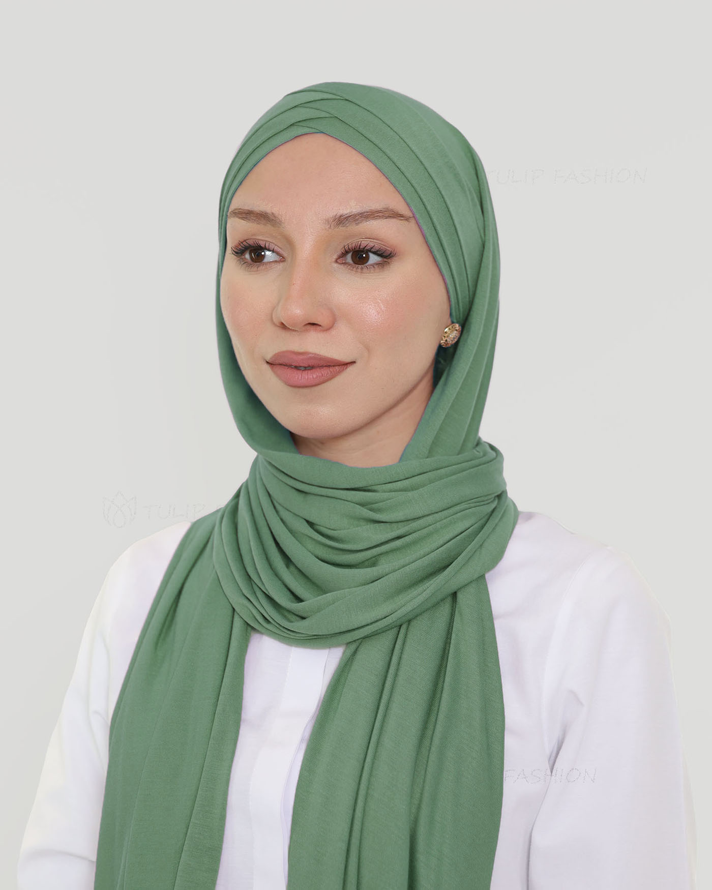 Hijab - Instant Jersey Cross - Green