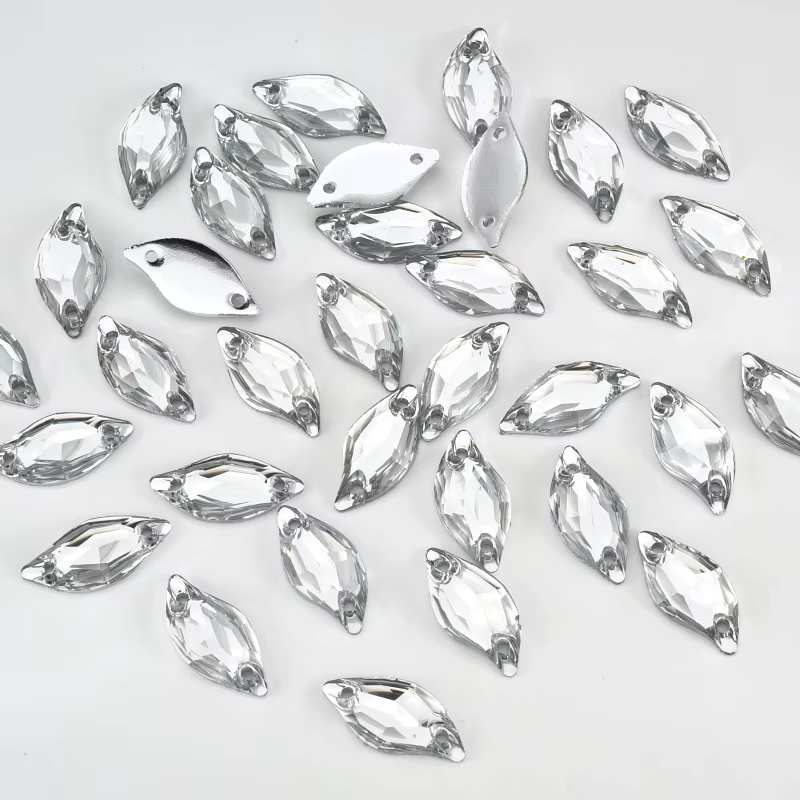 LEAF -  Crystal, 9x20 mm - 3