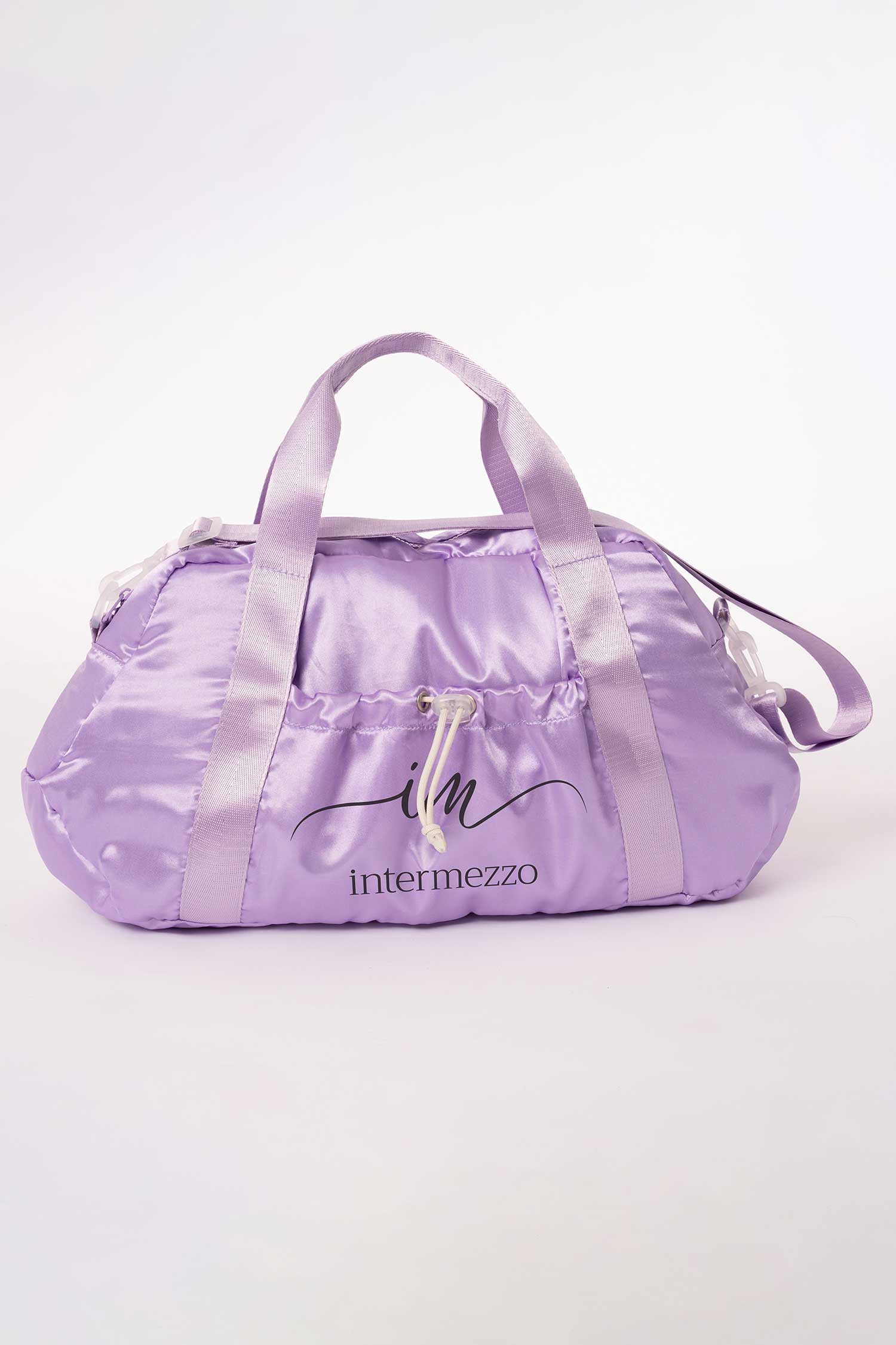 Lila glänsande väska med Intermezzo-logotyp - 2