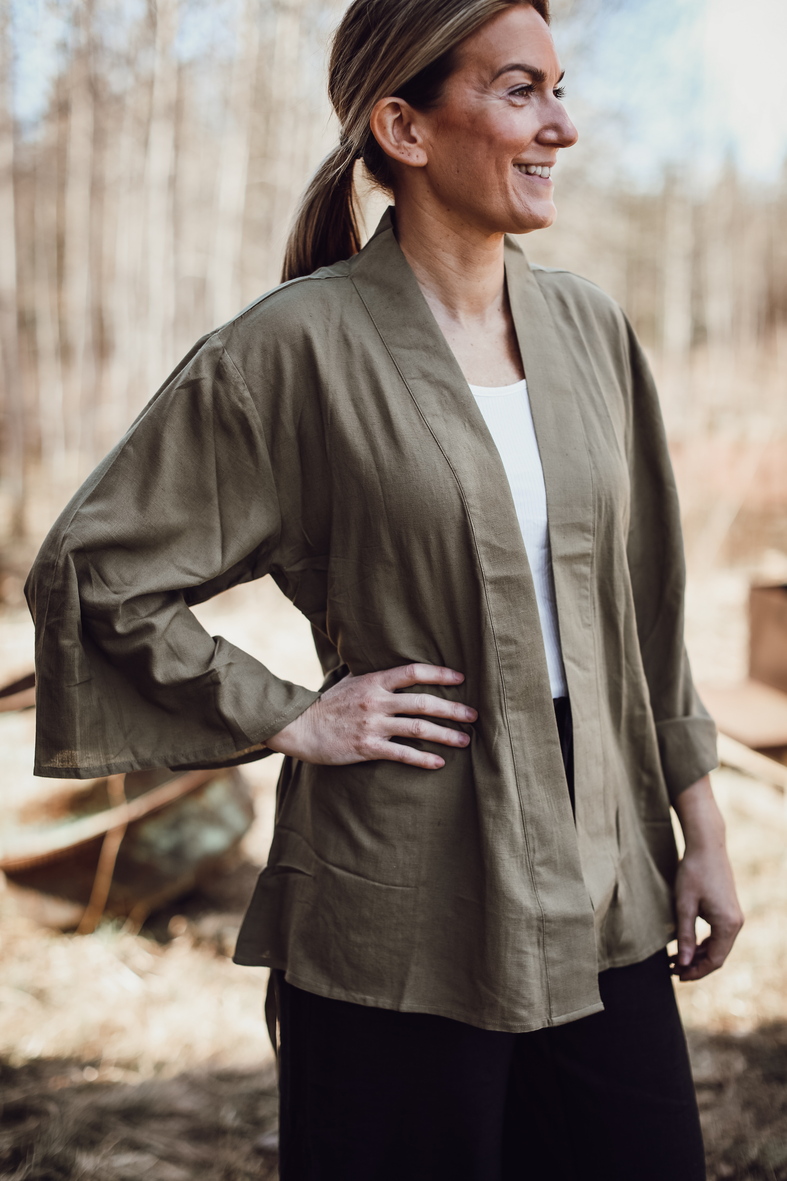 Kimono FAY Olive