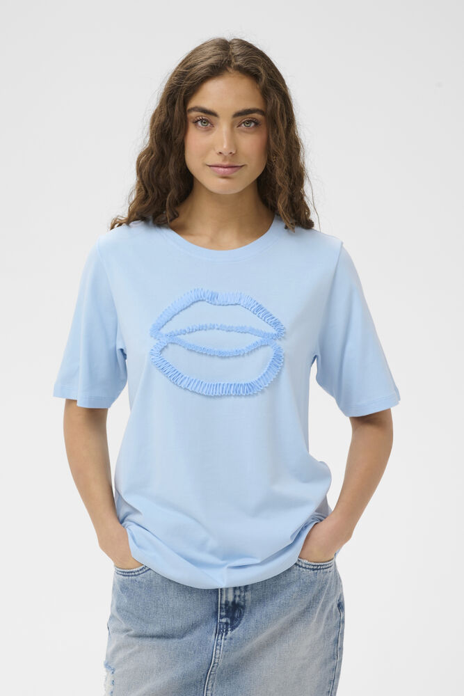 Lippy Gith tshirt powder blue