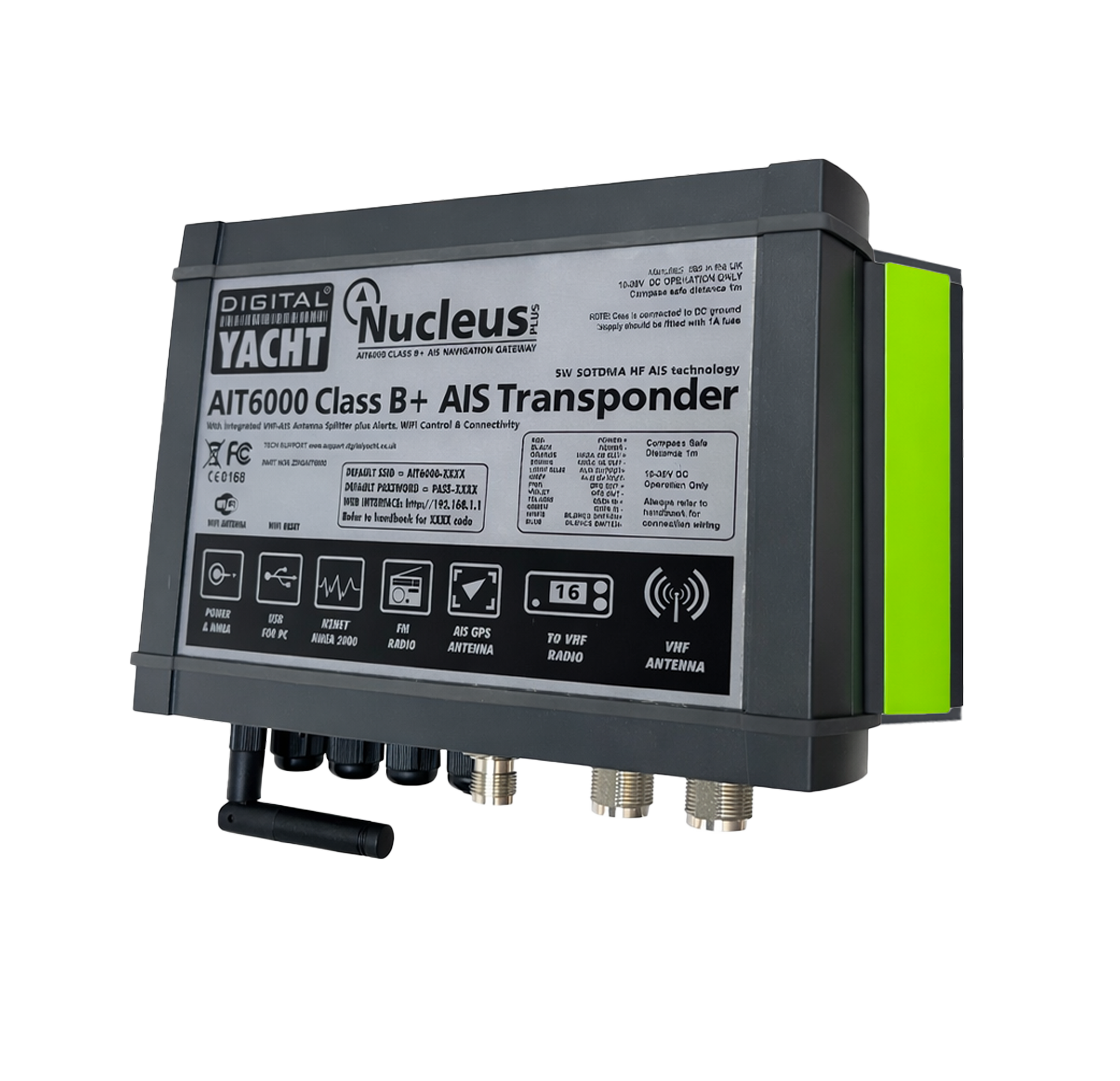 Digital Yacht AIT6000  Class B+  med inbyggd zero-loss splitter