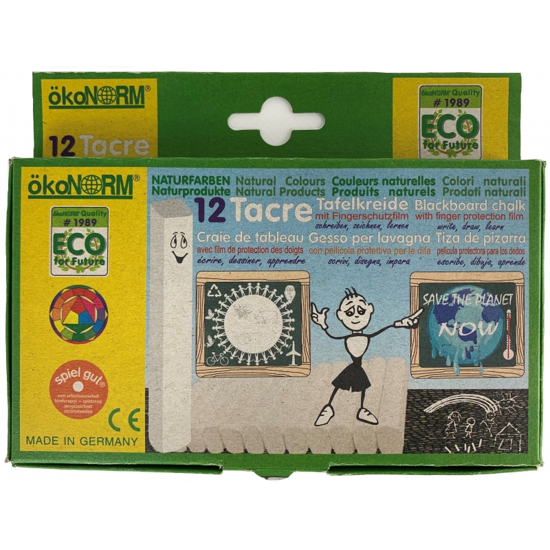 Tavelkritor vita 12-pack - 2
