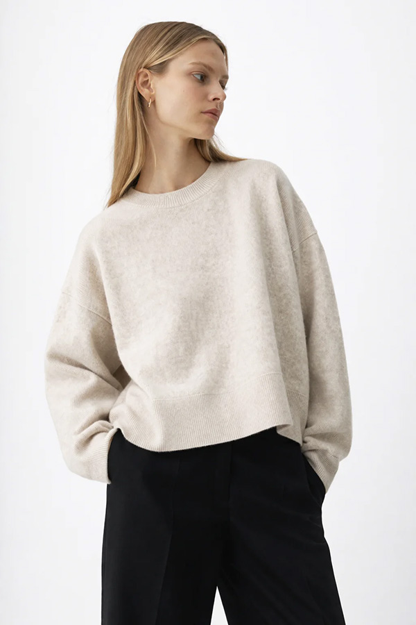 Movesgood - Kim Sweater Light Oat