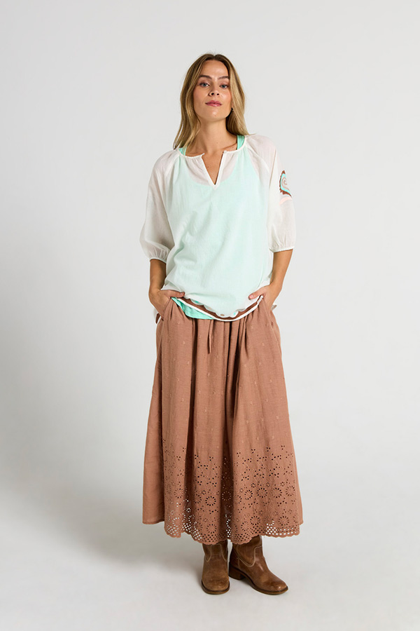 Costamani - Blizzy Blouse Embo - 4