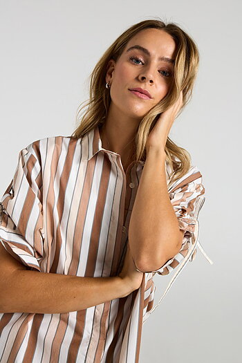 Costamani - Towel Stripe Shirt Combo Stripe