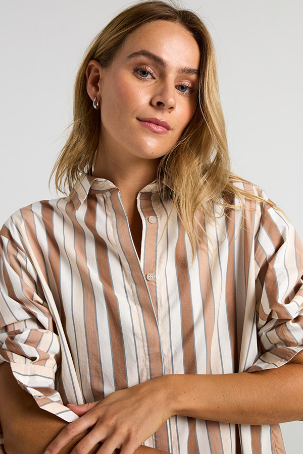Costamani - Towel Stripe Shirt Combo Stripe