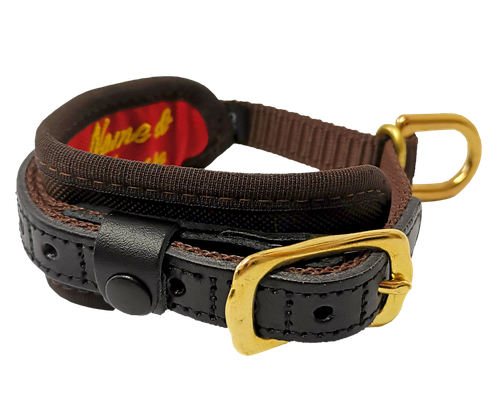 NIGGELOH HALSBAND DELUXE BRUN  XS