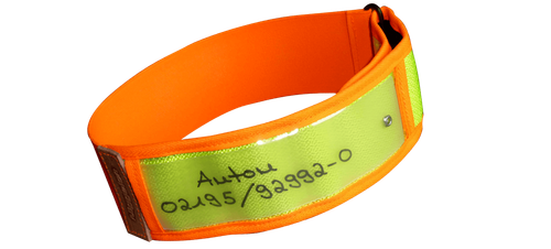 Niggeloh REFLECTIVE COLLAR, YELLOW-ORANGE, SIZE XS