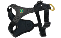 DOG HARNESS FOLLOW START, BLACK-BL, SIZE XXS/XS