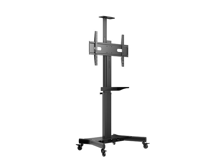 M Motorized Public Floorstand Single Pillar 170 HD w. Shelf