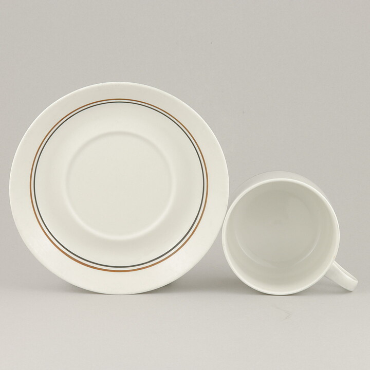 ジャッキー・リンド ジャッキー・リンド  Sierraシリーズ  茶/黒色の模様のコーヒーカップ  10cm  1970年代 〈サンプル画像〉