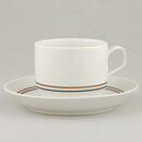 ジャッキー・リンド ジャッキー・リンド  Siestaシリーズ  茶/黒色の模様のコーヒーカップ  10cm  1970年代 〈サンプル画像〉
