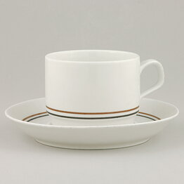 Jackie Lynd (Sierra 1970s) Coffee Cup with Brown/Black Decor 10 cm  [Sample Images] 