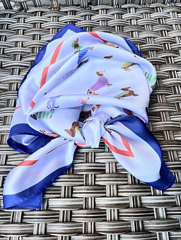 Soulful Scarf Tax Blå