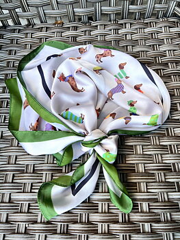 Soulful Scarf Tax Grön