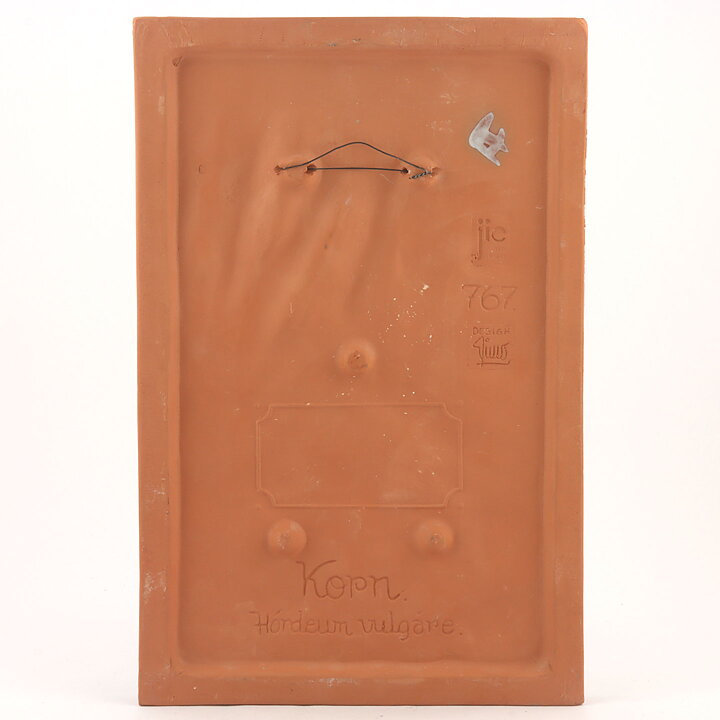 Aimo Nietosvuori (1970s) Rectangular Wall Plaque with Barley Spike Motif 31 cm #767