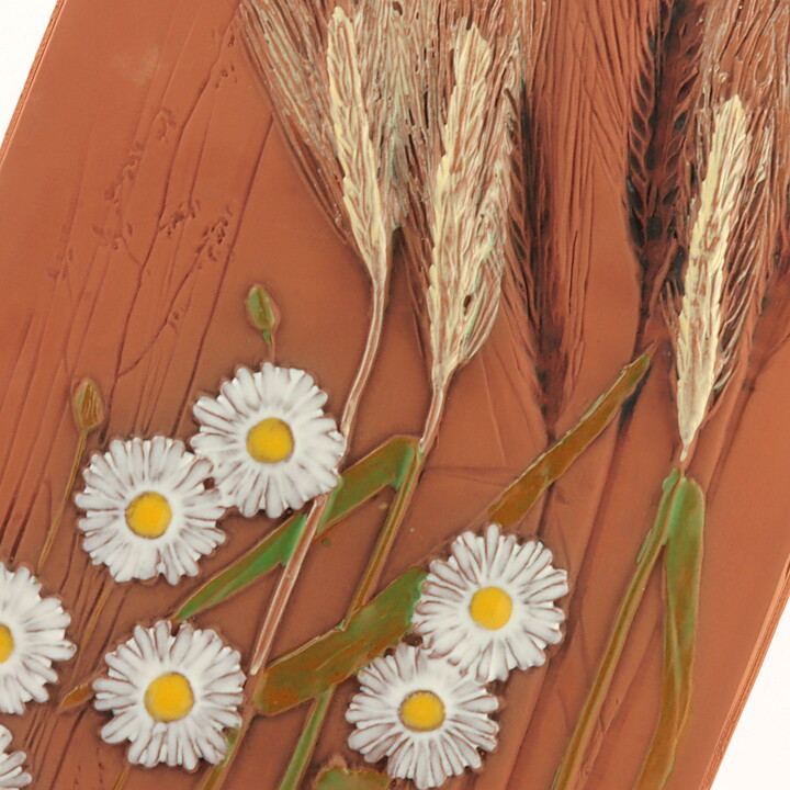 Aimo Nietosvuori (1970s) Rectangular Wall Plaque with Barley Spike Motif 31 cm #767