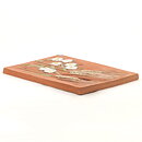 Aimo Nietosvuori (1970s) Rectangular Wall Plaque with Barley Spike Motif 31 cm #767