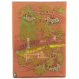 Aimo Nietosvuori (1970s) Rectangular Wall Plaque with Landscape Motif 30 cm #809