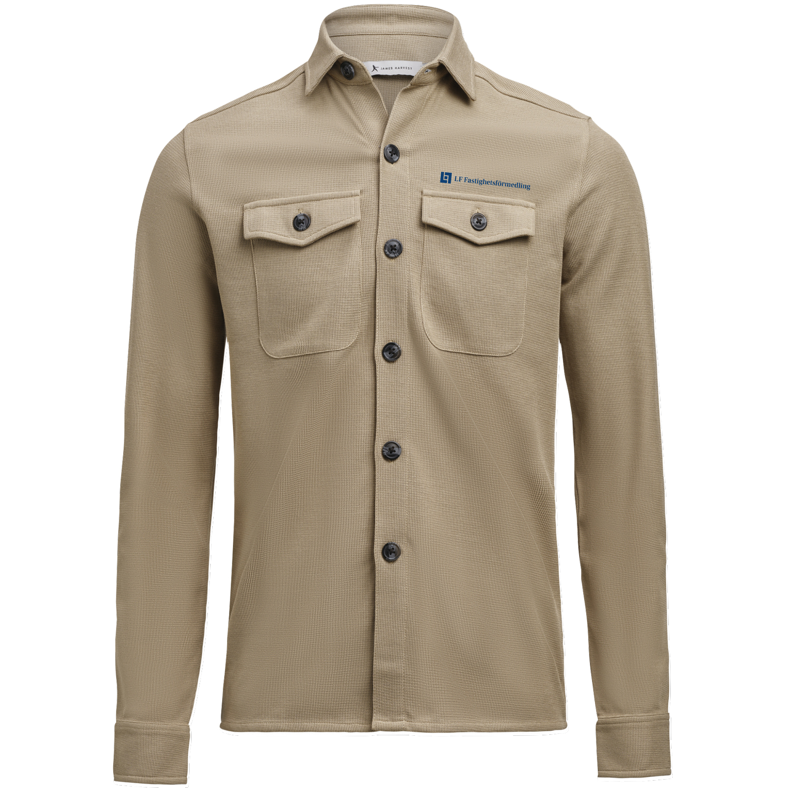 Overshirt med knappar,  khaki unisex