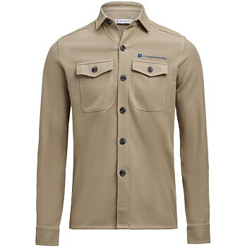 Overshirt med knappar,  khaki unisex