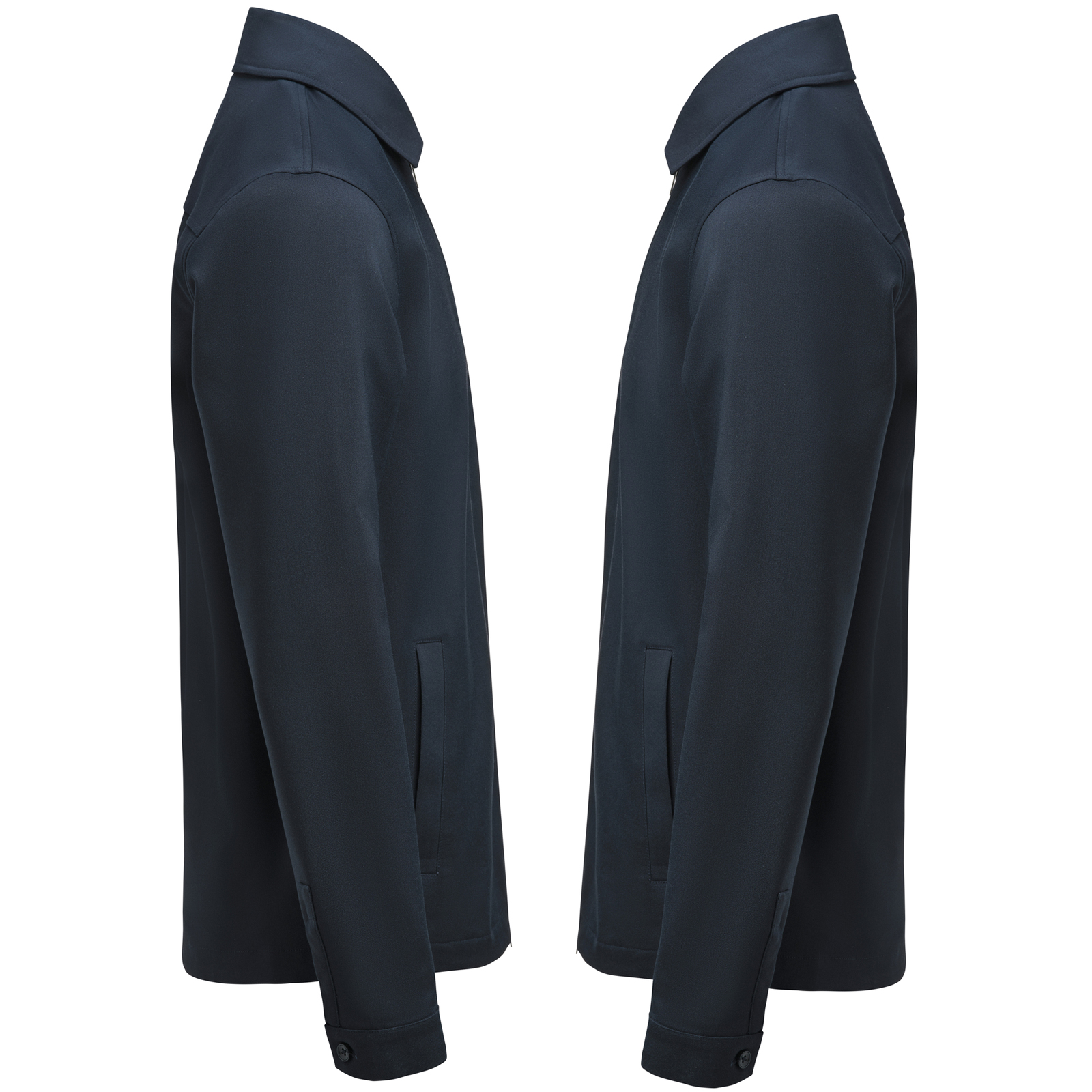 Overshirt med hel dragkedja,  herr - 3