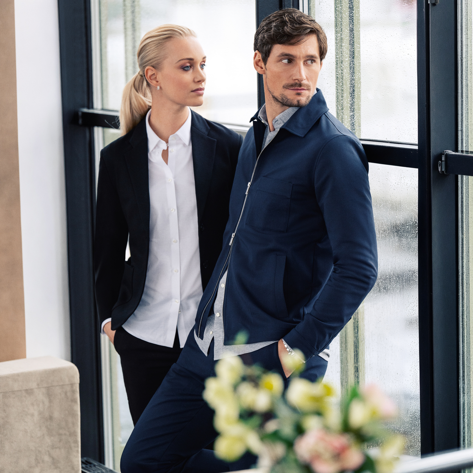 Overshirt med hel dragkedja,  herr - 5