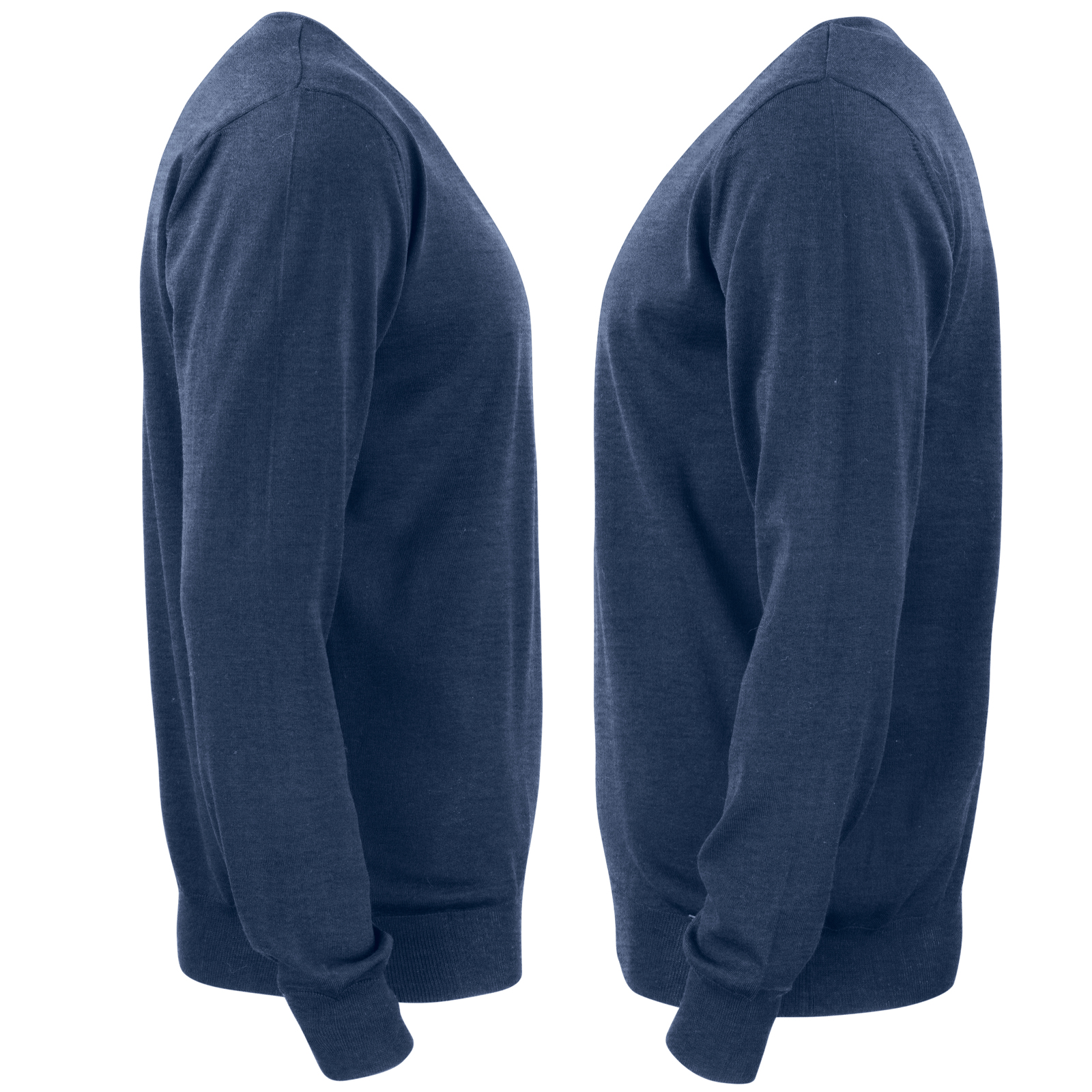 Tröja stickad merinoblandning crewneck, herr - 3
