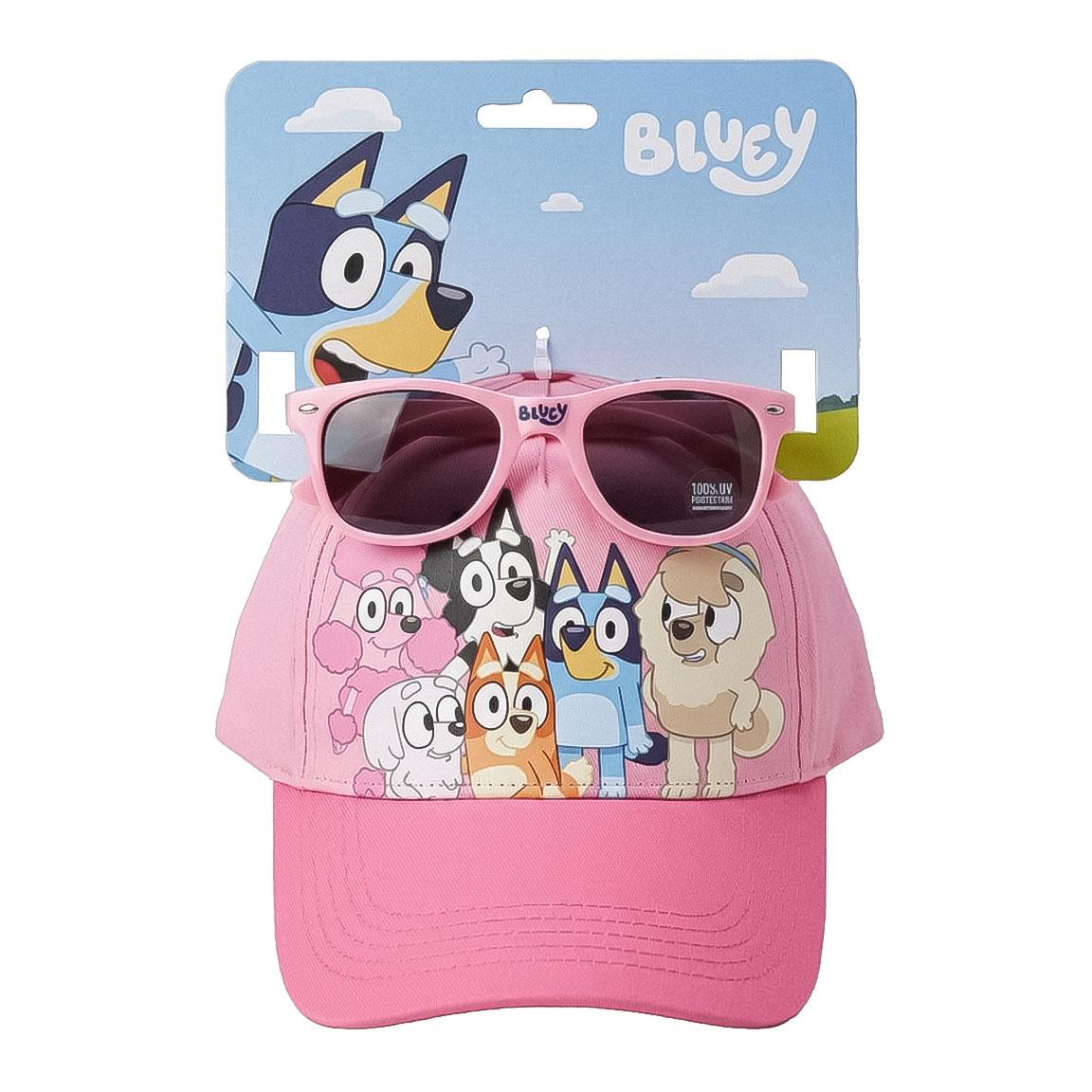 Bluey Keps och Solglasögon till barn Rosa