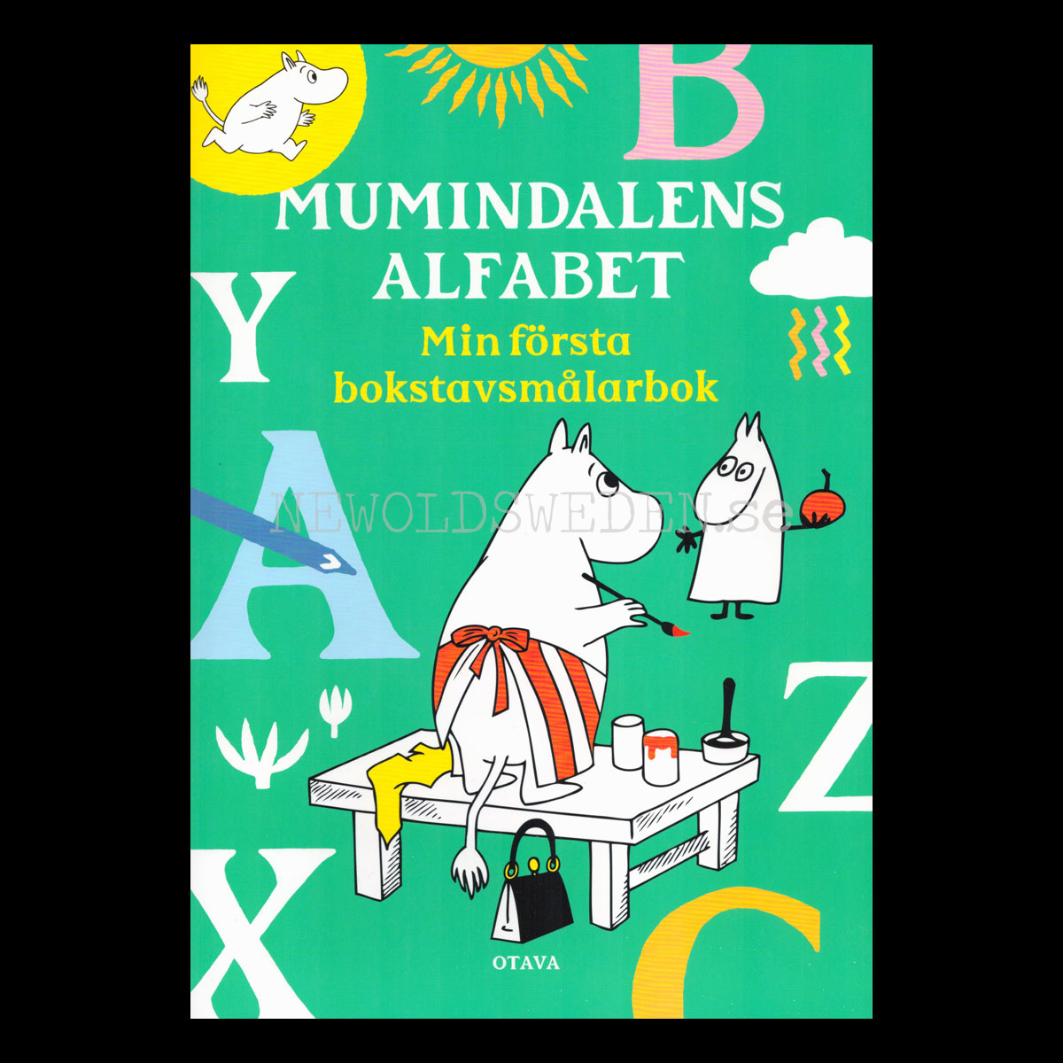 MUMINDALENS ALFABET - Min första Bokstavsmålarbok MOOMIN - L60