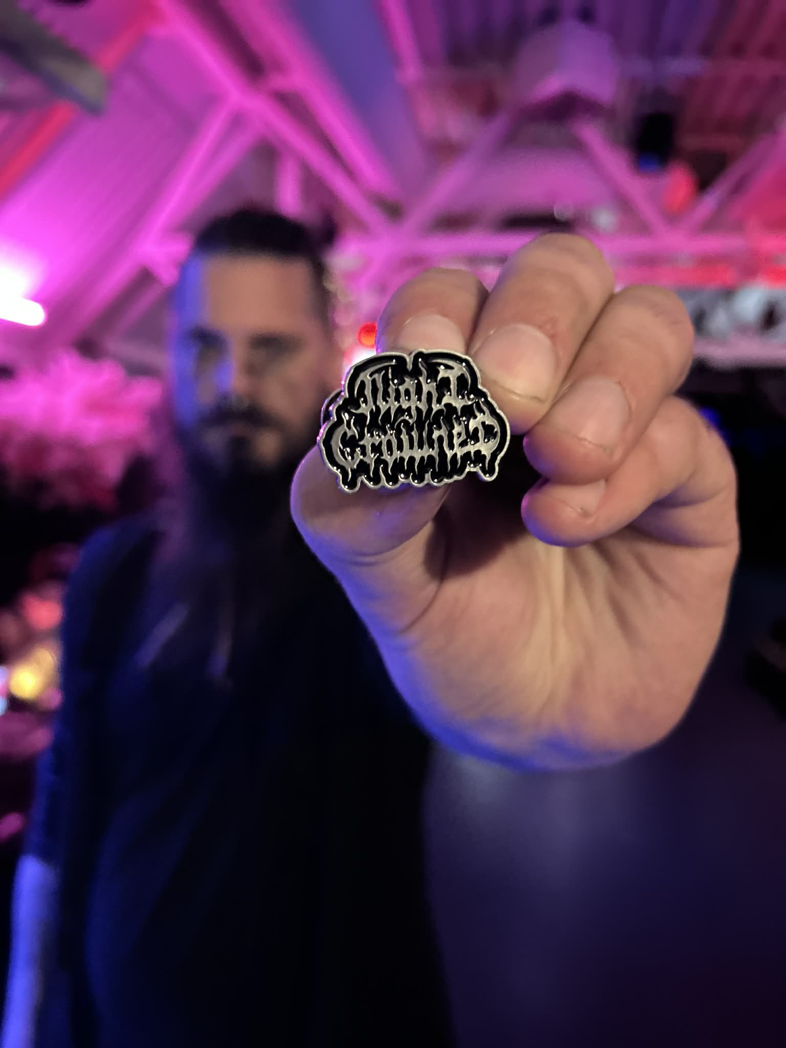 NIGHT CROWNED - Logo Pin - 2