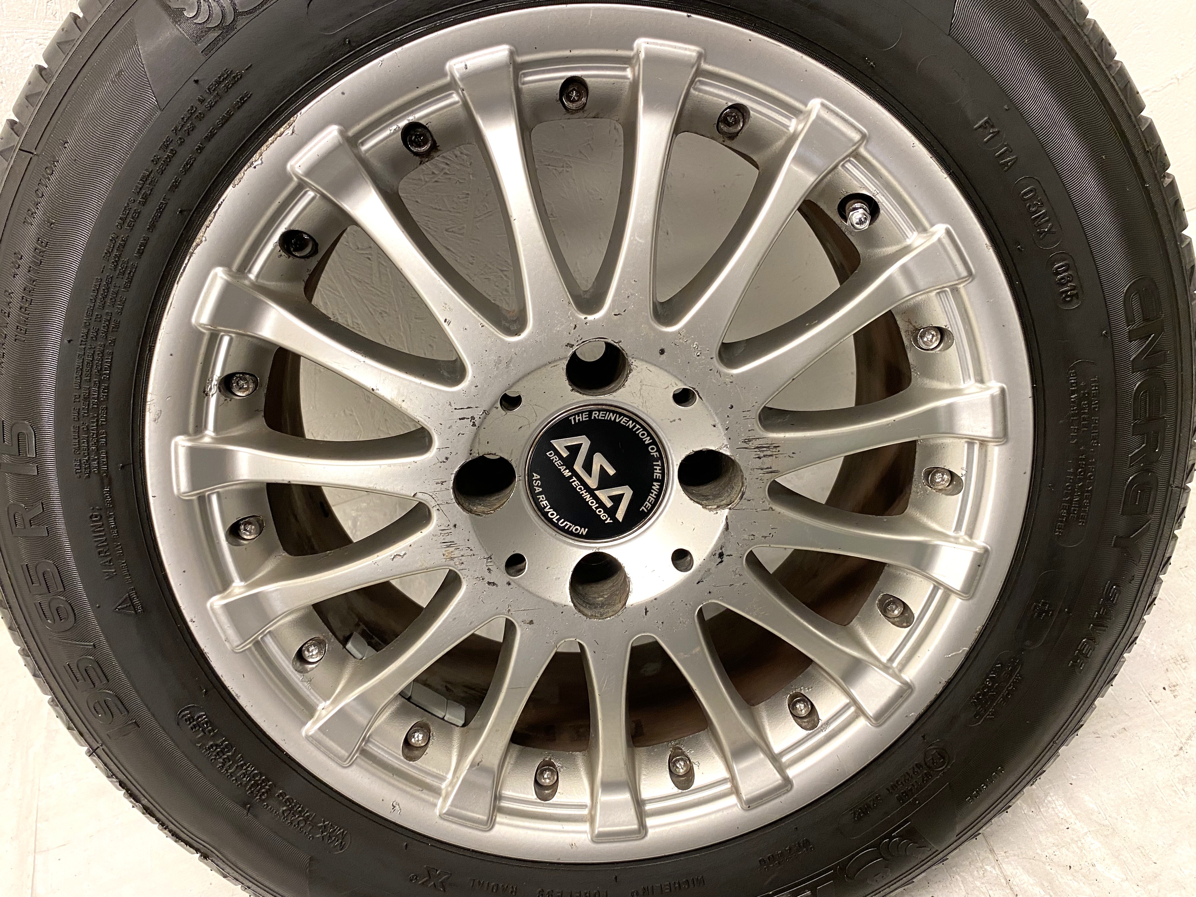 Kompletta Sommarhjul | 15" ASA Peugeot / Citroen 4x108 7x15 ET25 65.1 +  196/65 R15 91V Michelin Energy Saver + | V06-2015 | 4.5|4.5|4|4 mm - 6