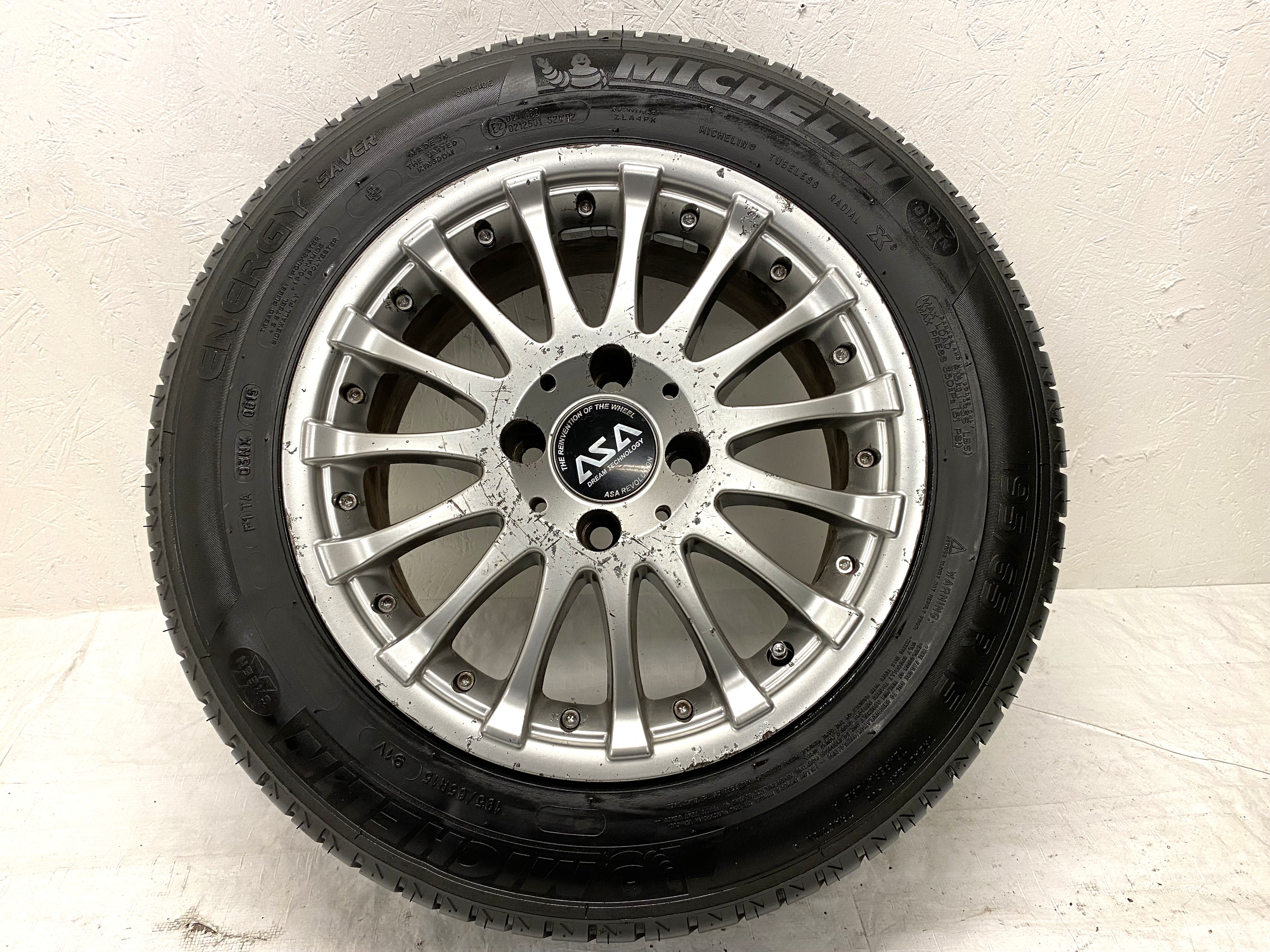 Kompletta Sommarhjul | 15" ASA Peugeot / Citroen 4x108 7x15 ET25 65.1 +  196/65 R15 91V Michelin Energy Saver + | V06-2015 | 4.5|4.5|4|4 mm - 9