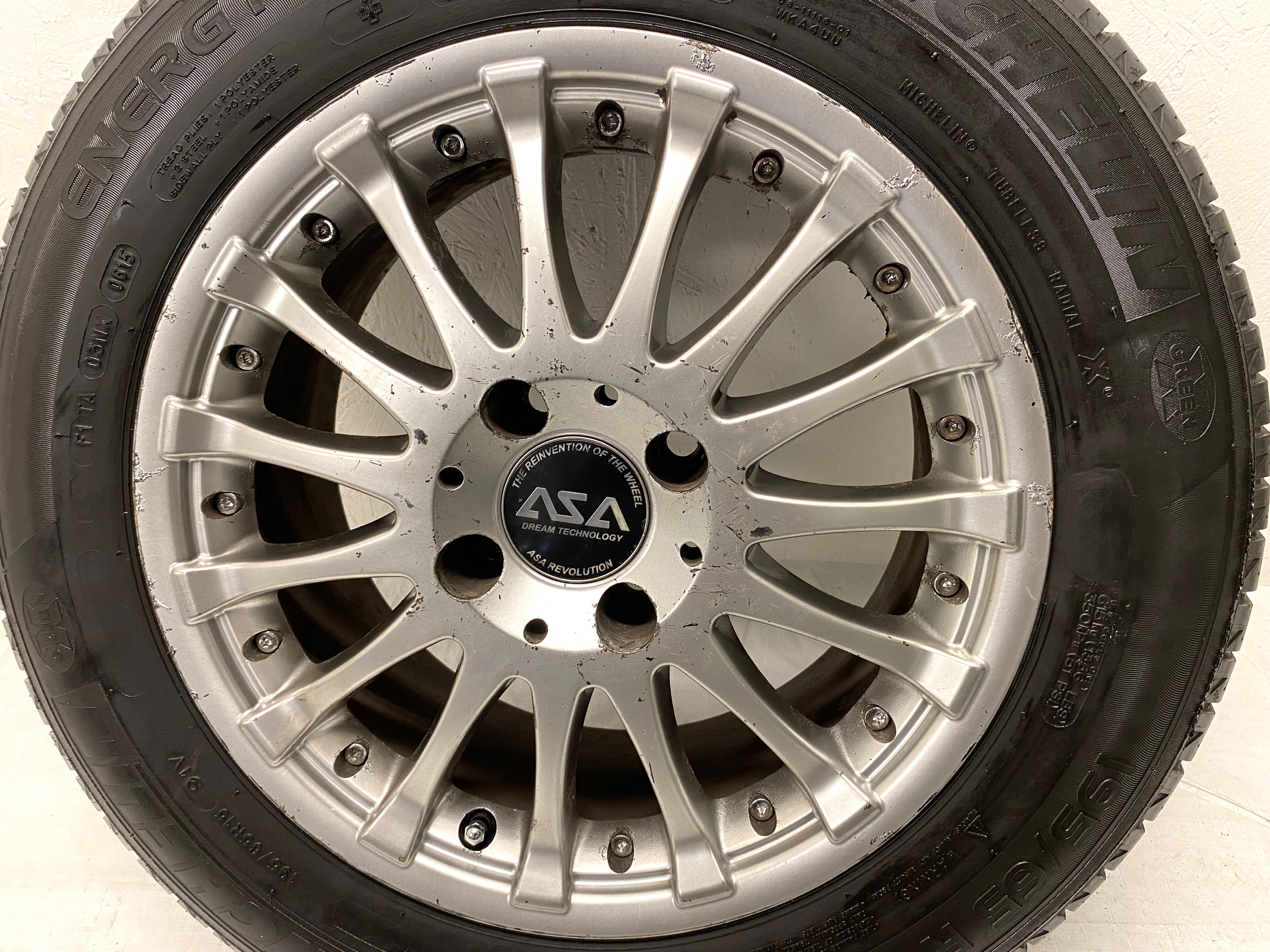Kompletta Sommarhjul | 15" ASA Peugeot / Citroen 4x108 7x15 ET25 65.1 +  196/65 R15 91V Michelin Energy Saver + | V06-2015 | 4.5|4.5|4|4 mm - 12