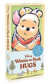 Disney Winnie the Pooh Hugs Notecards - 12 Notecards and Envelopes