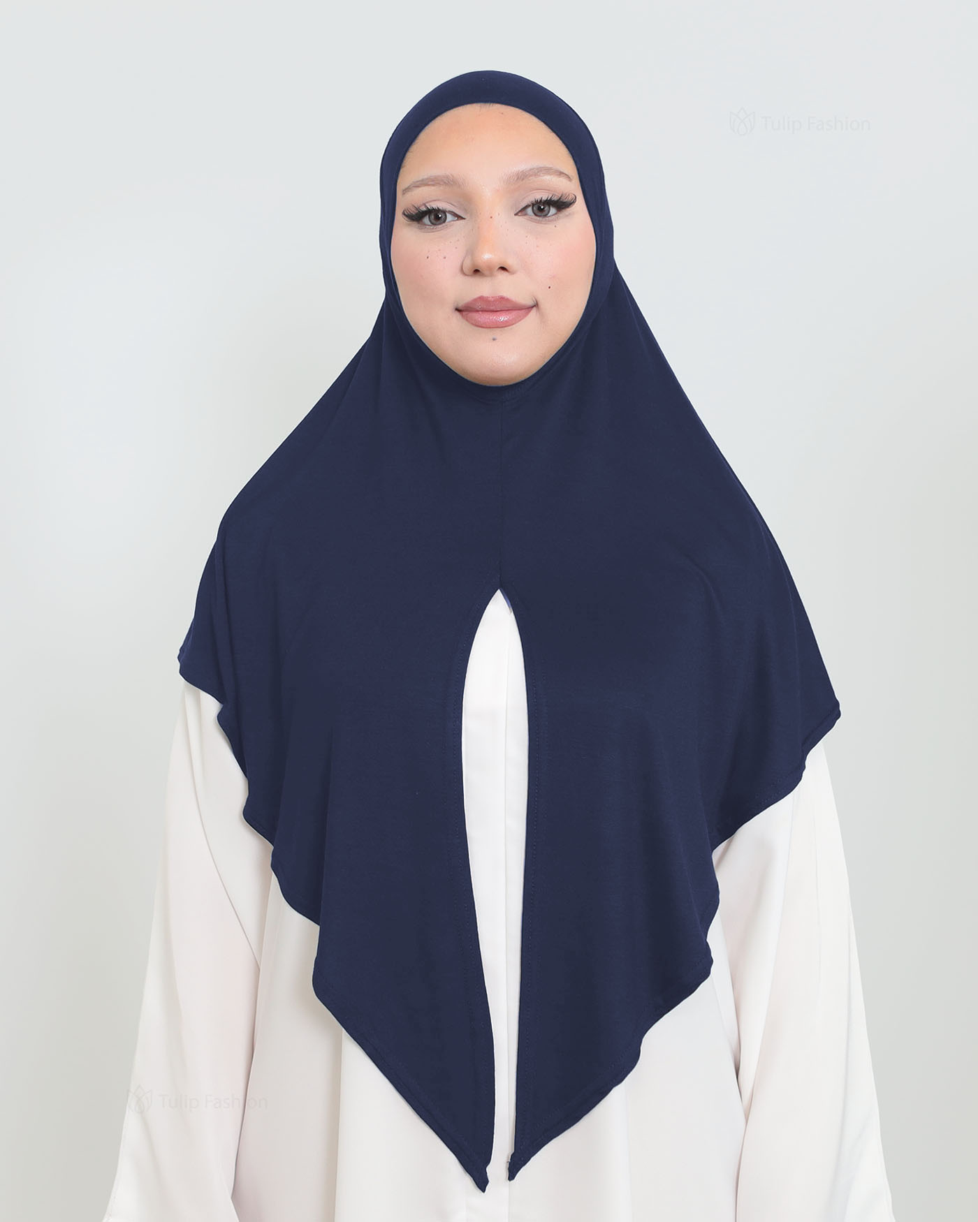 Hijab - Instant Square Jersey - Midnight Blue - 3