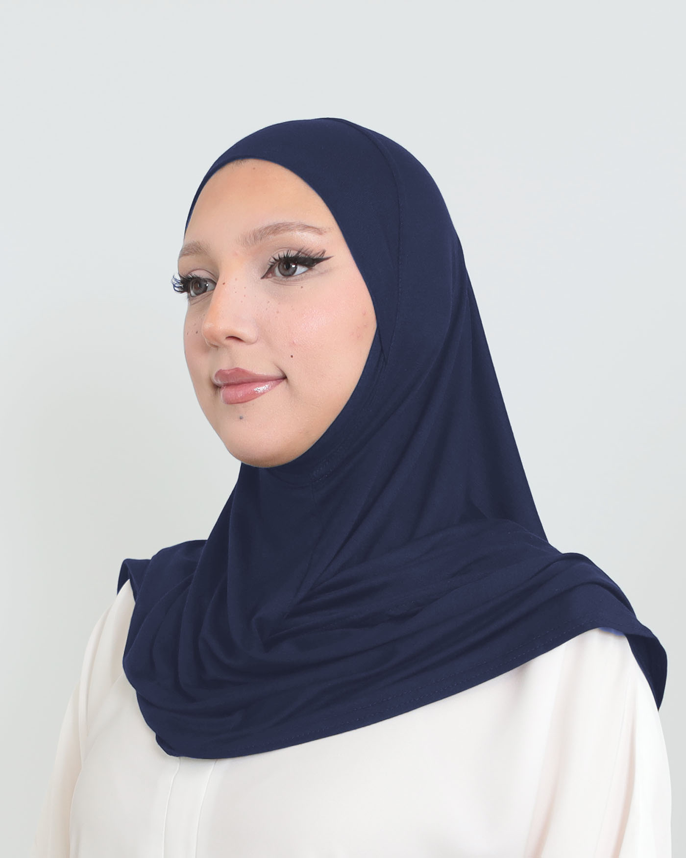 Hijab - Instant Square Jersey - Midnight Blue