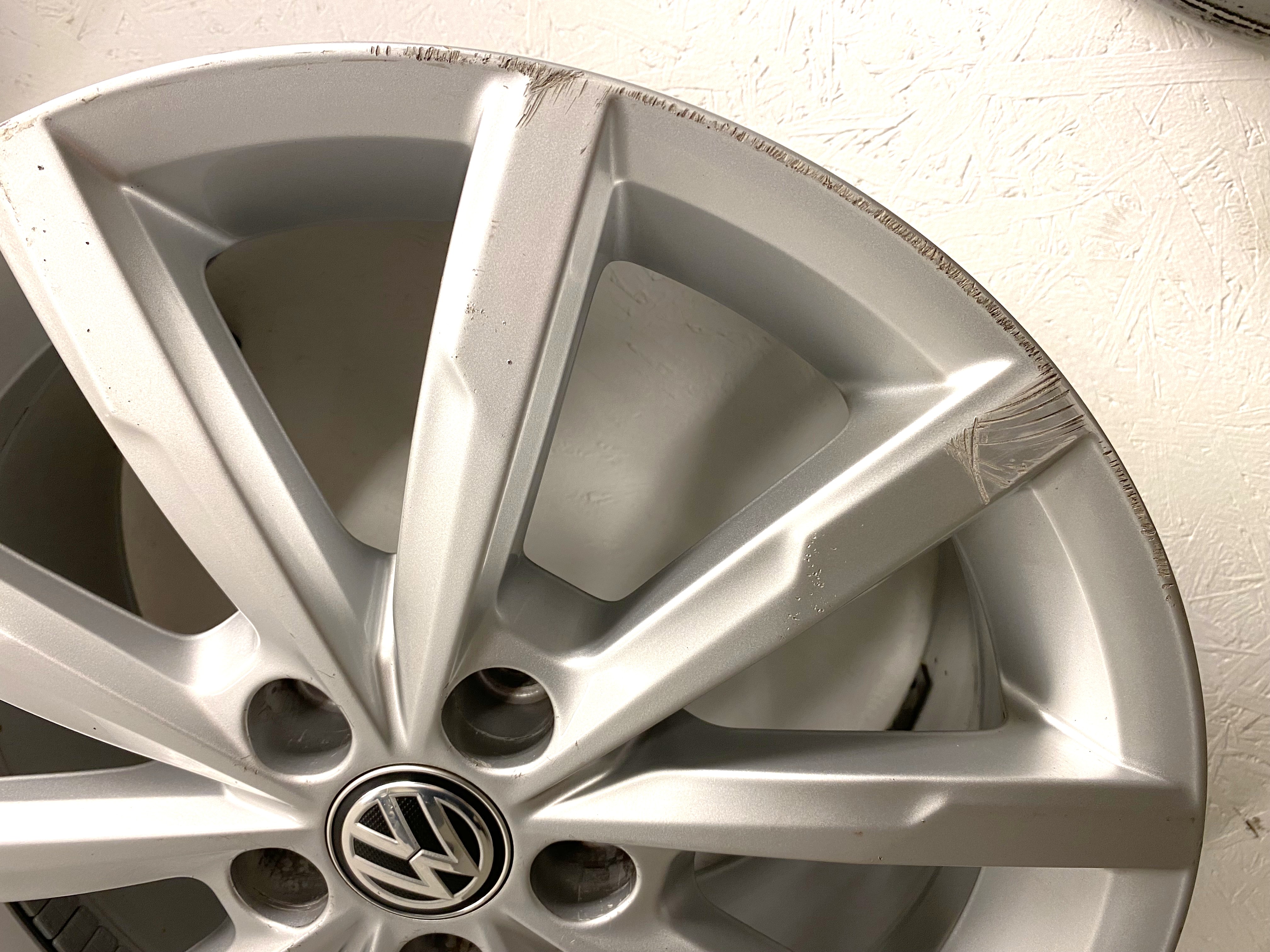 BEGAGNAT | 4 st | 16" ALUFÄLGAR Original VW POLO | 5x100 7x16 ET46 57.1 - 7