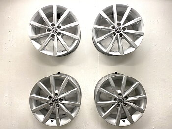 BEGAGNAT | 4 st | 16" ALUFÄLGAR Original VW POLO | 5x100 7x16 ET46 57.1