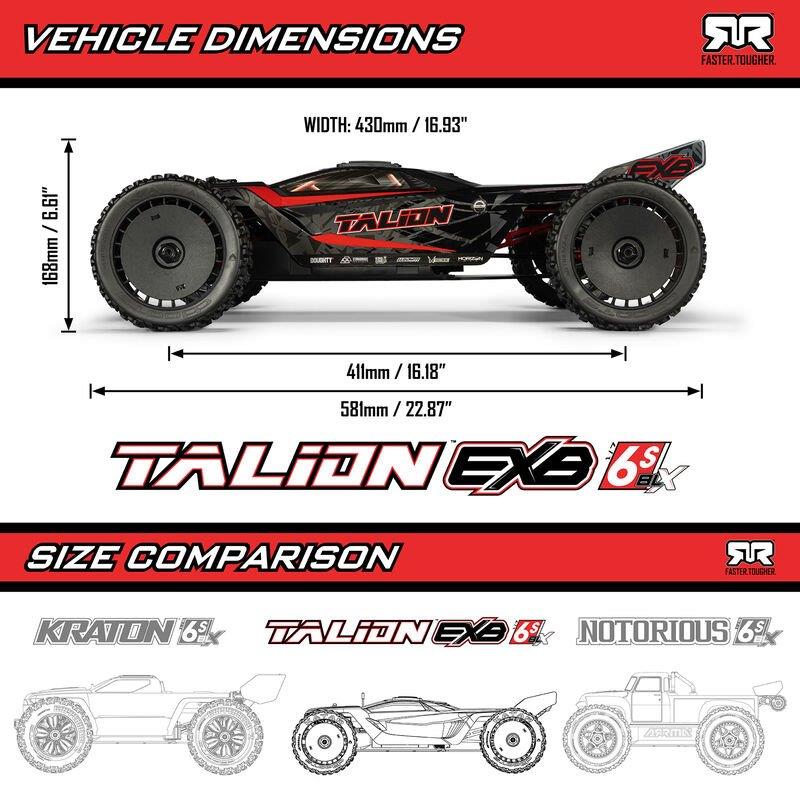 1/7 ARRMA TALION 6S - 38