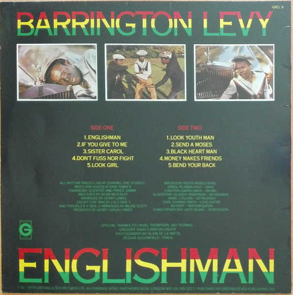 Barrington Levy – Englishman - Simmer Down