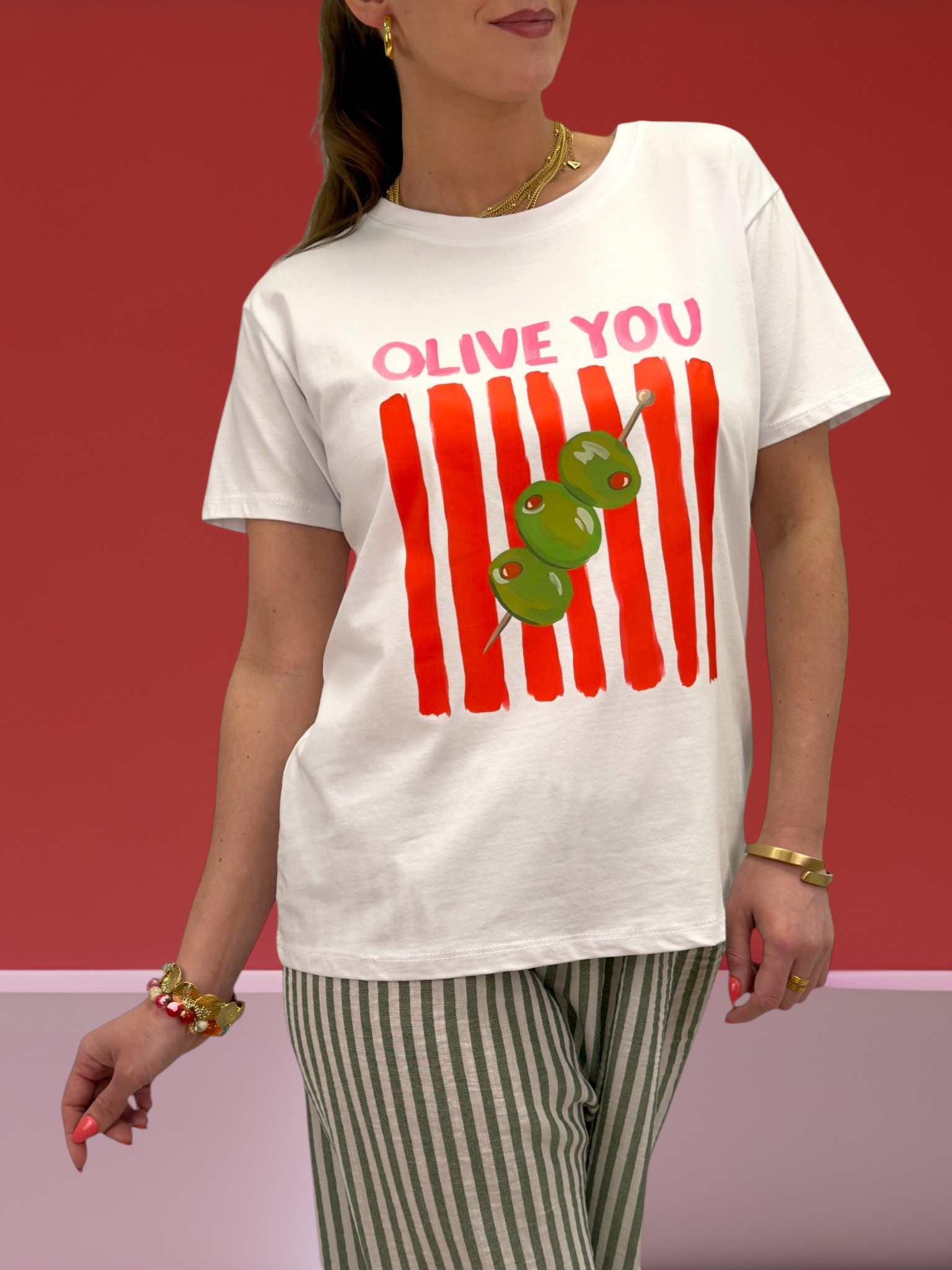 T-shirt med tryck